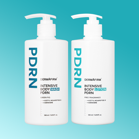 Dermafirm PDRN Body Wash 500ml + Body Lotion 500ml - 2-Piece Set