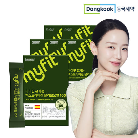 DongKook Pharmaceutical MyFit Organic Cold-Pressed Extra Virgin Olive Oil 100 588ml (14 sticks x 6)