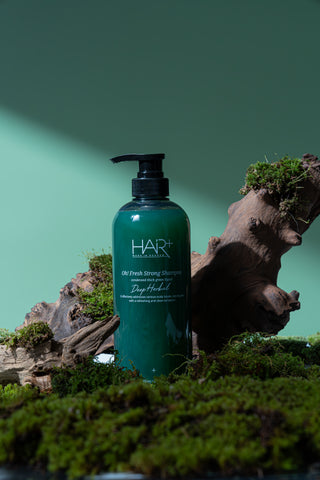 HairPlus Offresh Deep Herbal Anti-Hair Loss Strong Shampoo for Oily Scalp & Dandruff 700ml