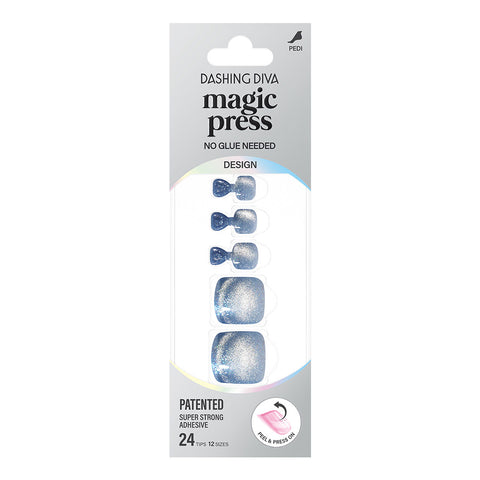 Dashing Diva Magic Press Pedicure Stella Night