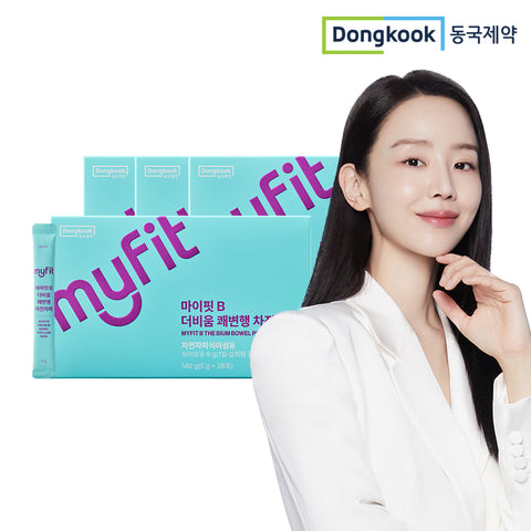 DongKook Pharmaceutical MyFit B TheBium Psyllium Husk Dietary Fiber 5g x 28 sachets (4 Pack) (112 sachets)
