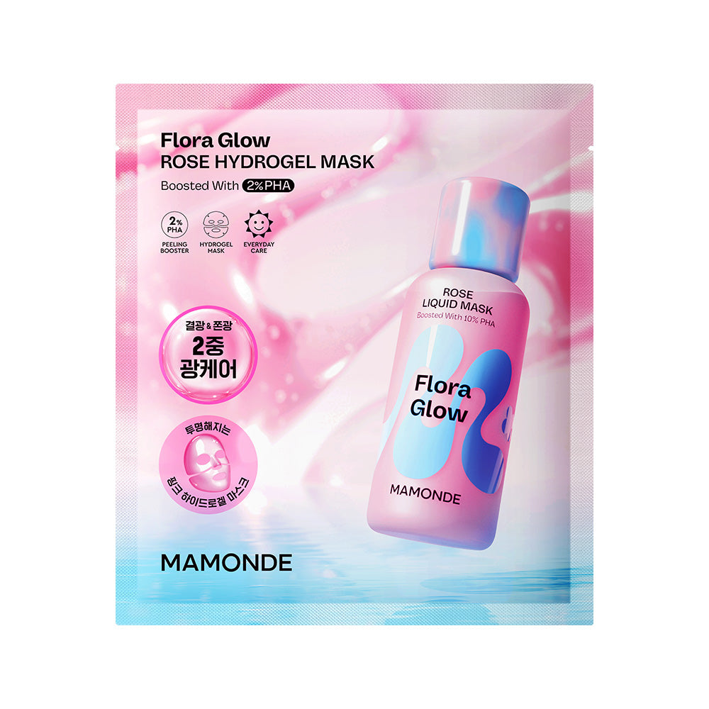 Mamonde Flora Glow Rose Hydrogel Mask