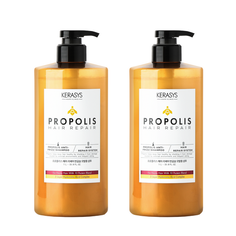 Kerasys Propolis Hair Repair Set 1L x2 (Shampoo & Treatment) + Oilex Shampoo 60ml