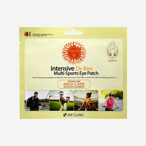 3W Clinic Intensive Dr. Kim Cooling Sun Patch Mask Pack (4 Sheets / 1 Box)