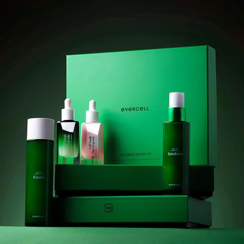 Evercell Anti-Aging Special 4-Piece Set (Essence Emulsion Ampoule Sun Ampoule)