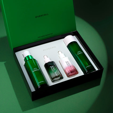 Evercell Anti-Aging Special 4-Piece Set (Essence Emulsion Ampoule Sun Ampoule)