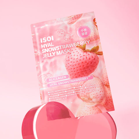ISOI Hyal Snowflake Strawberry Jelly Mask (23 ml) - 1 Sheet