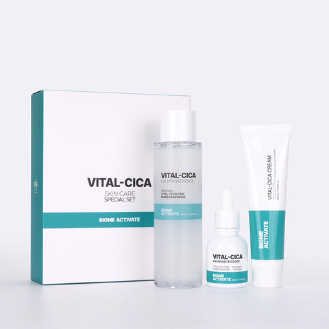 Biome Activate Vital Cica 3-Piece Set (Madecassoside TECA)