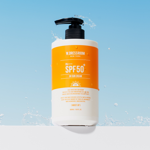 W.Dressroom Moisturizing Large-Size Sunscreen 500ml