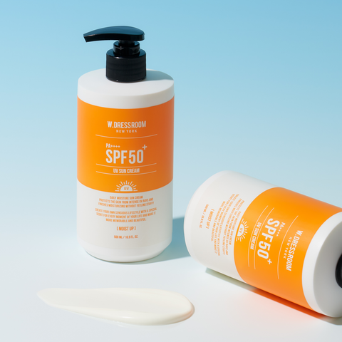 W.Dressroom Moisturizing Large-Size Sunscreen 500ml