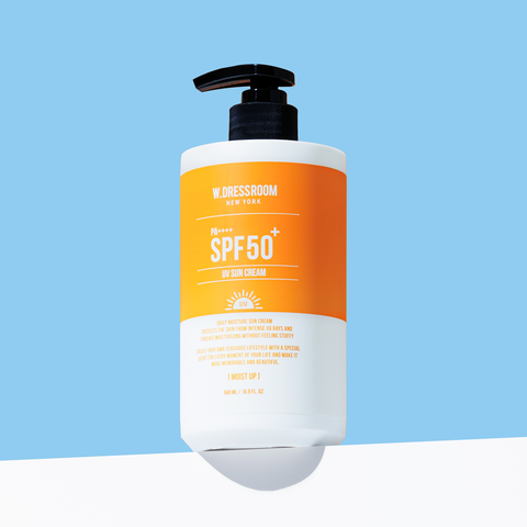 W.Dressroom Moisturizing Large-Size Sunscreen 500ml