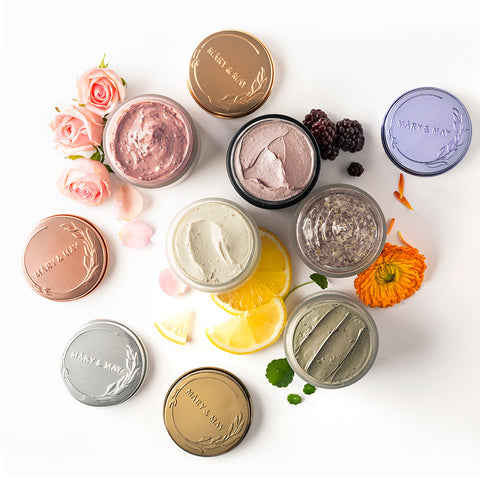 Mary&May Vegan Rose Hyaluronic Hydra Wash-Off Pack 125g (5 Types)
