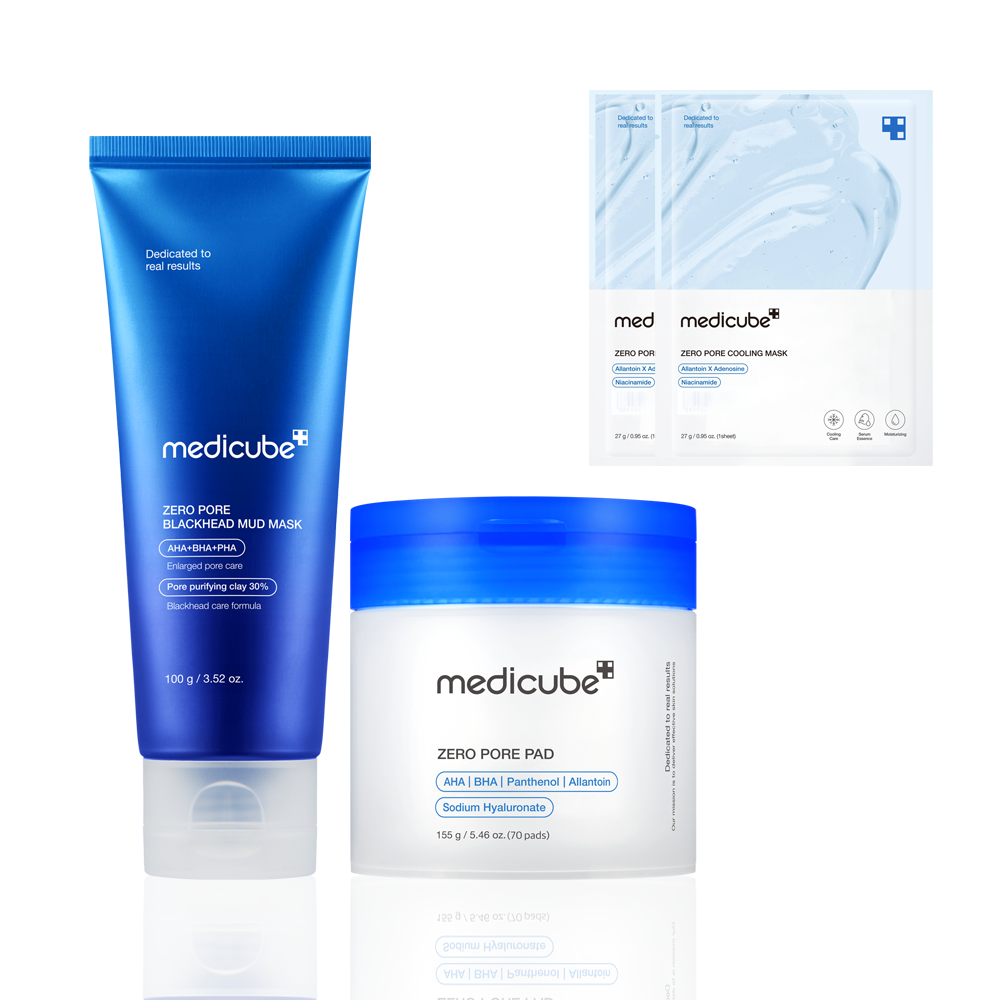 Medicube Zero Pore All-Kill 2-Piece Set (Zero Pore Pad 2.0 + Zero Pore Blackhead Mud Pack)