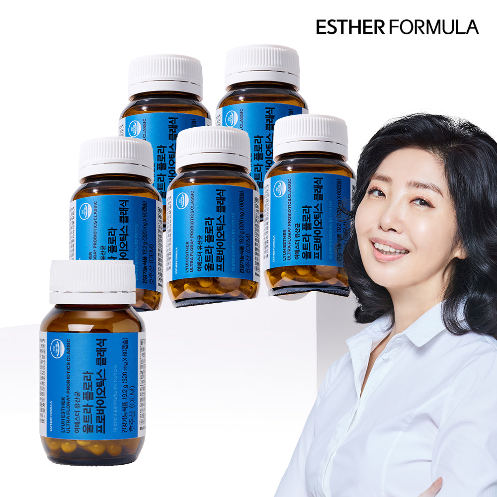 Esther Formula Ultra Flora Probiotics Classic 60 Capsules x6