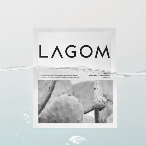 Lagom Aqua Cactus Mask Pack (5 Sheets)