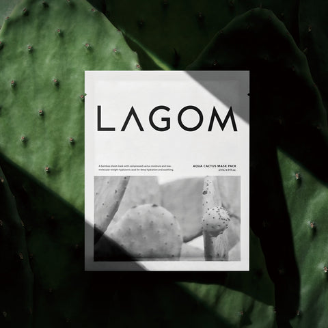 Lagom Aqua Cactus Mask Pack (5 Sheets)