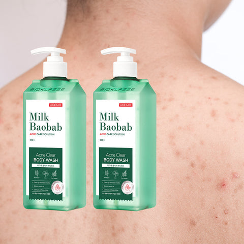 Milk Baobab Acne Clear Body Wash 500ml (1+1)