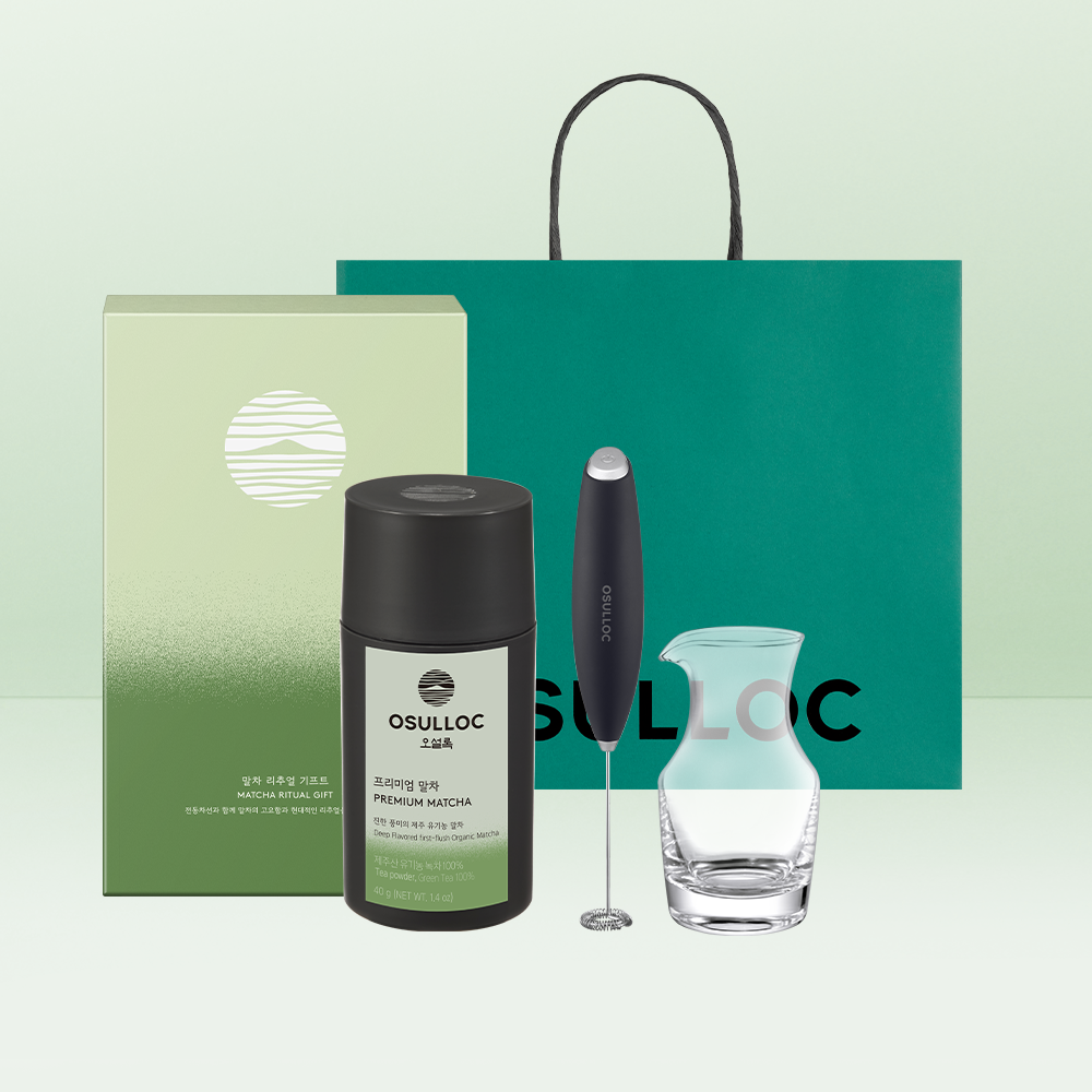 OSULLOC Premium Matcha Tea Time Set
