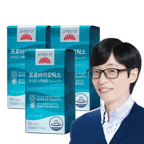 Koreaeundan Probiotics Special Fit 10 Billion CFU 380mg x 30 Capsules (3 Pack)
