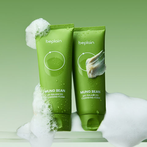 Beplain Mung Bean Low-pH Cleansing Foam 160ml