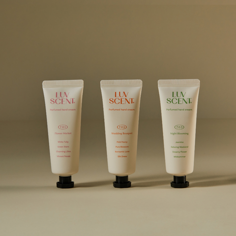 Luvscent Fresh Floral Hand Cream Gift Set 50ml (3 Pack)