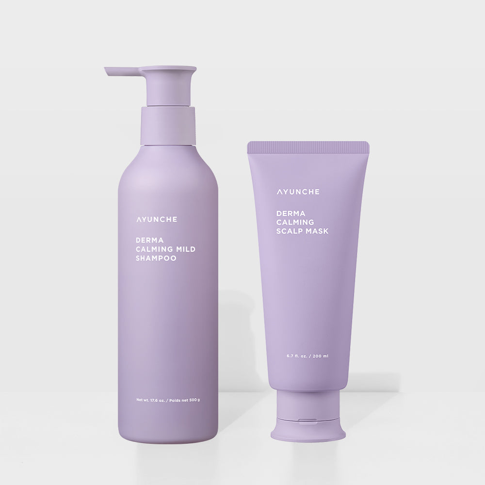 Ayunche Derma Calming Scalp Care Set (Shampoo 500g + Mask 200ml)