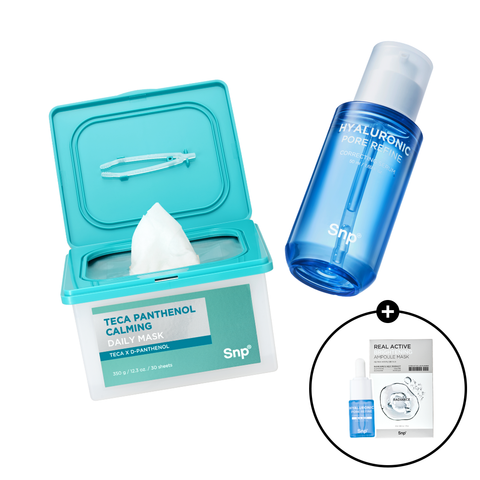 SNP The Cica 4.0 Daily Mask 30 Sheets + Moisture Serum 50ml