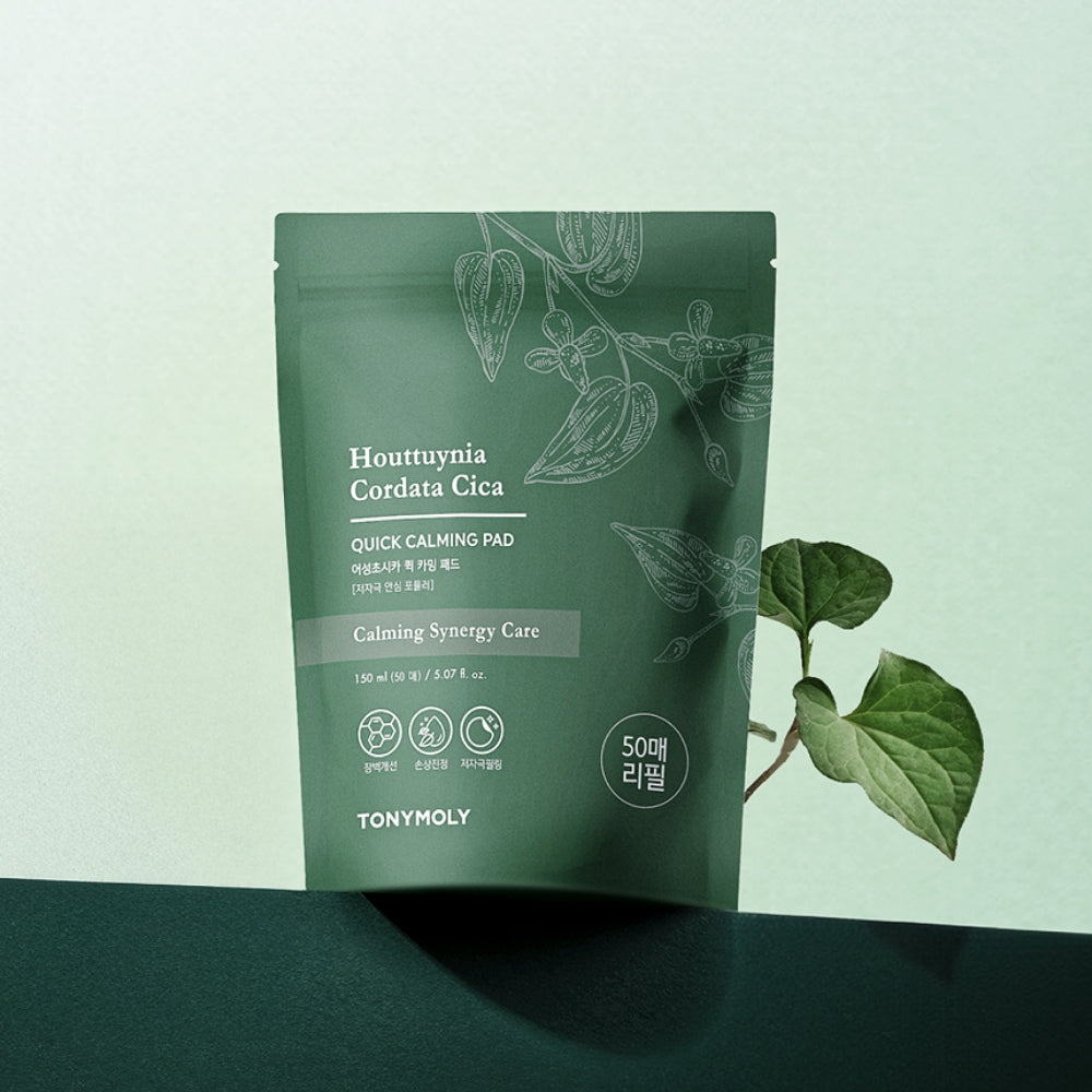 TONYMOLY Houttuynia Cica Quick Calming Pad (Refill Pack)