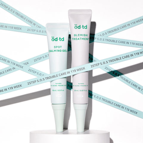 CNP BIO-DTDD 2-Step Trouble Care Package (Spot Calming Gel 15ml + Blemish Treatment 20ml)