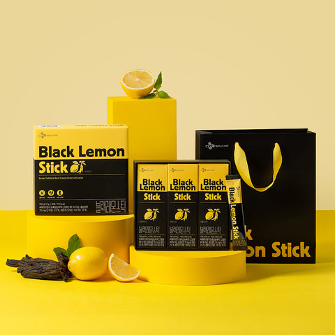 CJ Wellcare Hanppuri Black Lemon Stick (Black Ginseng) - 10g x 10 sticks x 3 (30 sticks)