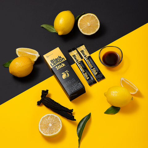 CJ Wellcare Hanppuri Black Lemon Stick (Black Ginseng) - 10g x 10 sticks x 3 (2 Pack)