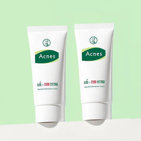 Acnes 3-Second Calming Tone-Up Sun Cream 50g x2