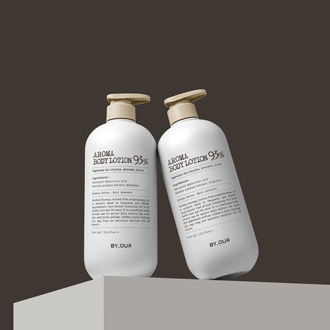 Byour Aroma Body Lotion Mint Lavender Scent 1000ml (2 Pack)