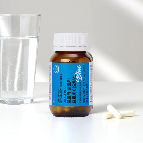 Esther Formula Ultra Flora Probiotics Blue 650 mg x 60 Capsules (6 Pack) 10 Billion CFU Guaranteed