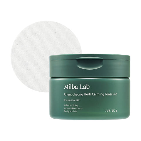 Milk Baobab Milba Lab Chungcheong Herb Soothing Toner Moisture Pads, 70 pads