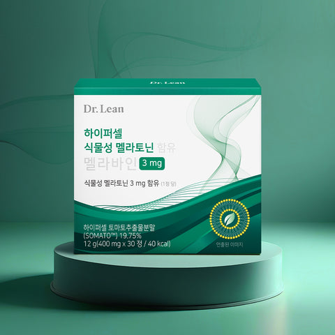 Dr. Lean Song Joong?ki Hypercell MelaVine Somato Plant-Based Melatonin 3 mg 30 Tablets x 7 (7-Month Supply)