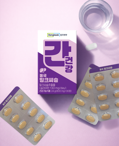 DongKook Pharmaceutical Milk Thistle for Liver Support 30 Capsules x 6 (5+1)