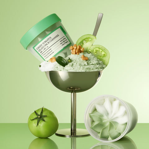 Fully Green Tomato Clay Pack Cleanser 120ml + Gelato Cleanser 100ml
