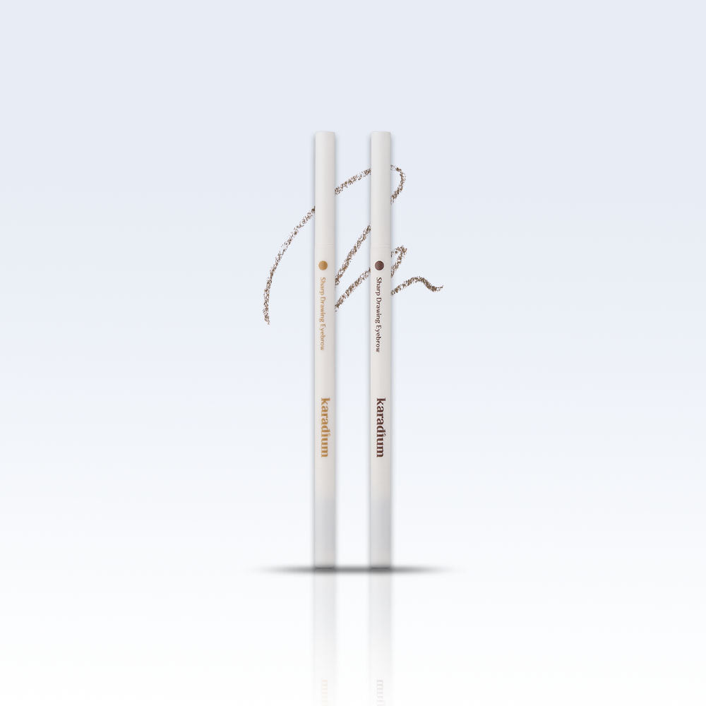 Karadium Sharp Drawing Eyebrow Pencil (1+1)