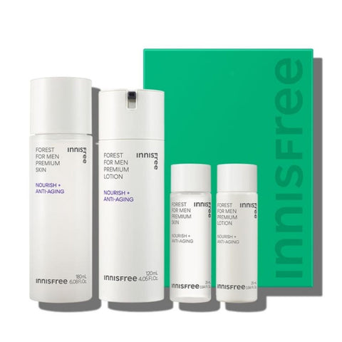 Innisfree Forest For Men Premium Skincare 2-Piece Set (Skin 180ml + Lotion 120ml)