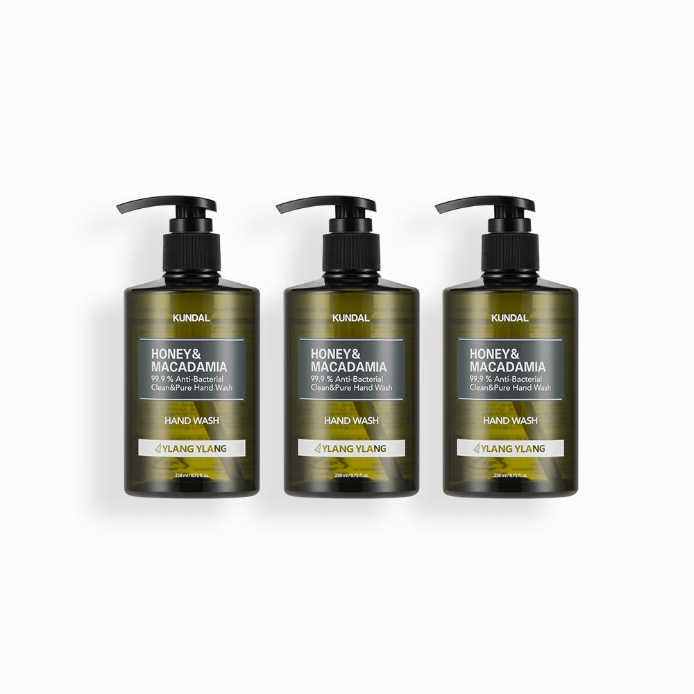 Kundal Pure Hand Wash 3 Pack - Ylang Ylang, 258 ml