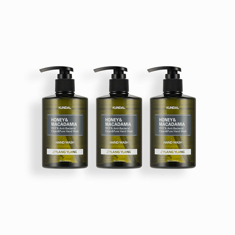 Kundal Pure Hand Wash 3 Pack - Ylang Ylang, 258 ml