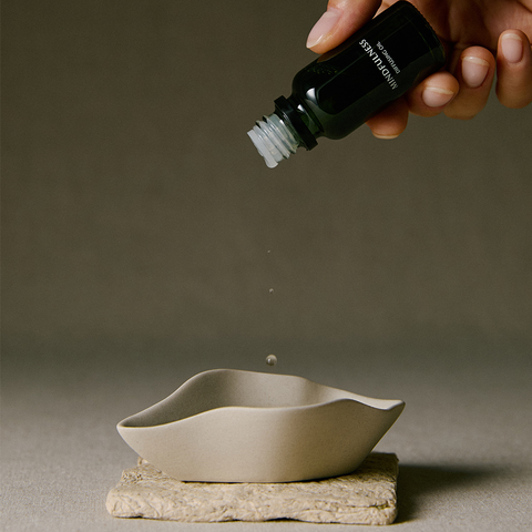 Aromatica x Soil Baker Ceramic Petal Diffuser & Mindfulness Diffusing Oil Set 20ml