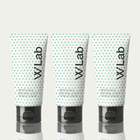 W.Lab Whiteholic Natural Cica C Tone-Up Cream 50ml (3 Pack)