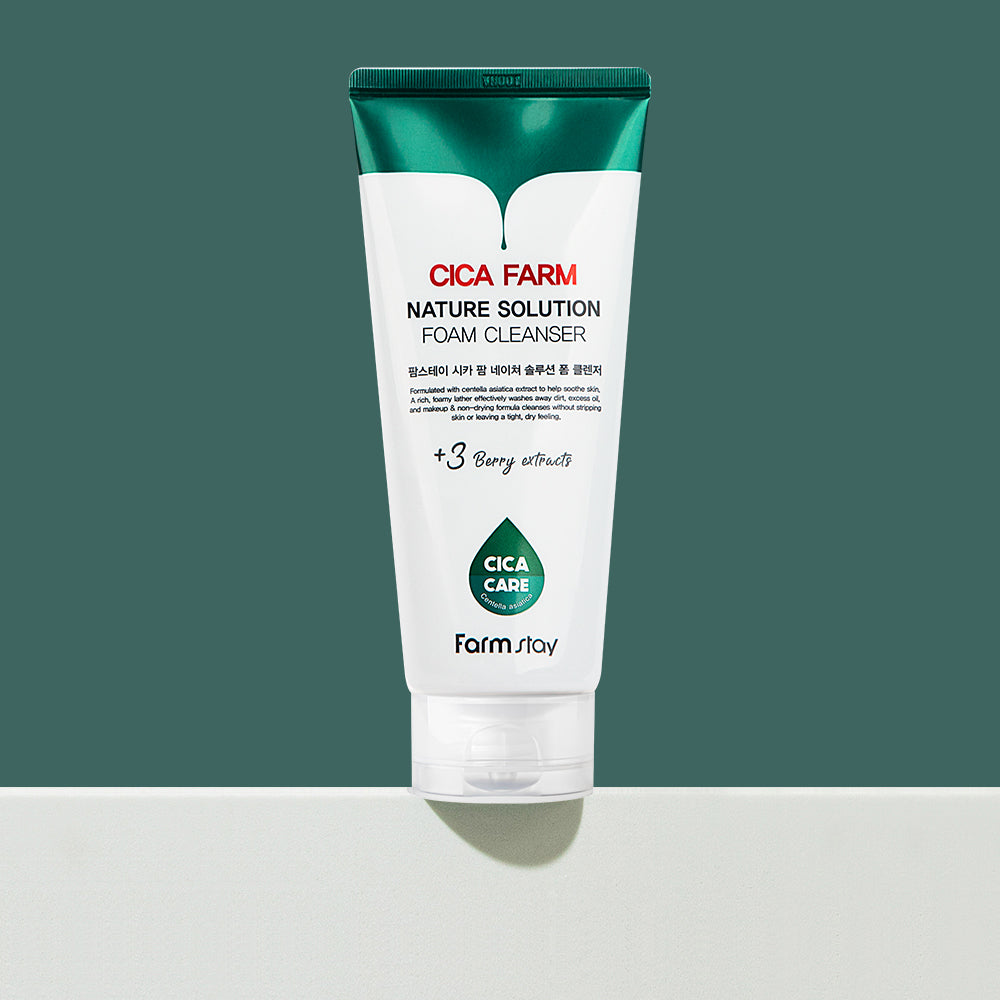 Farmstay Cica Farm Nature Solution Foam Cleanser 180ml