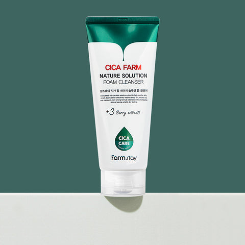 Farmstay Cica Farm Nature Solution Foam Cleanser 180ml
