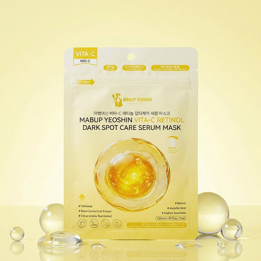 Mabup Yeoshin Daily Mask Pack - Retinol & Vitamin C, 7 Sheets