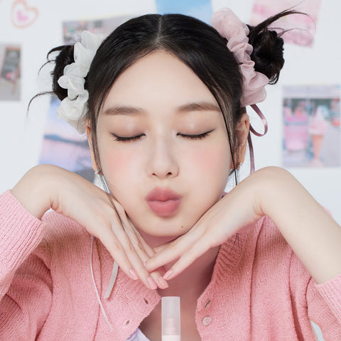 ETUDE Dear My Bestie Heart Pop Duo Blusher #Dear My Pink 7.5g + Fixing Tint 4g