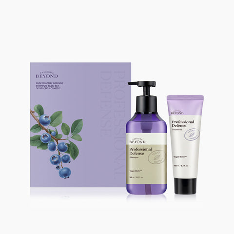 BEYOND Professional Defense Hair Loss Shampoo Basic Set (Berry Scent)