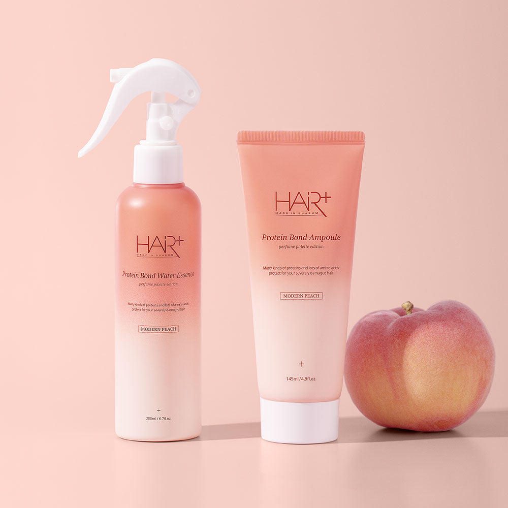 HairPlus Protein Bond Modern Peach Ampoule No-Wash Treatment 145ml + Water 200ml